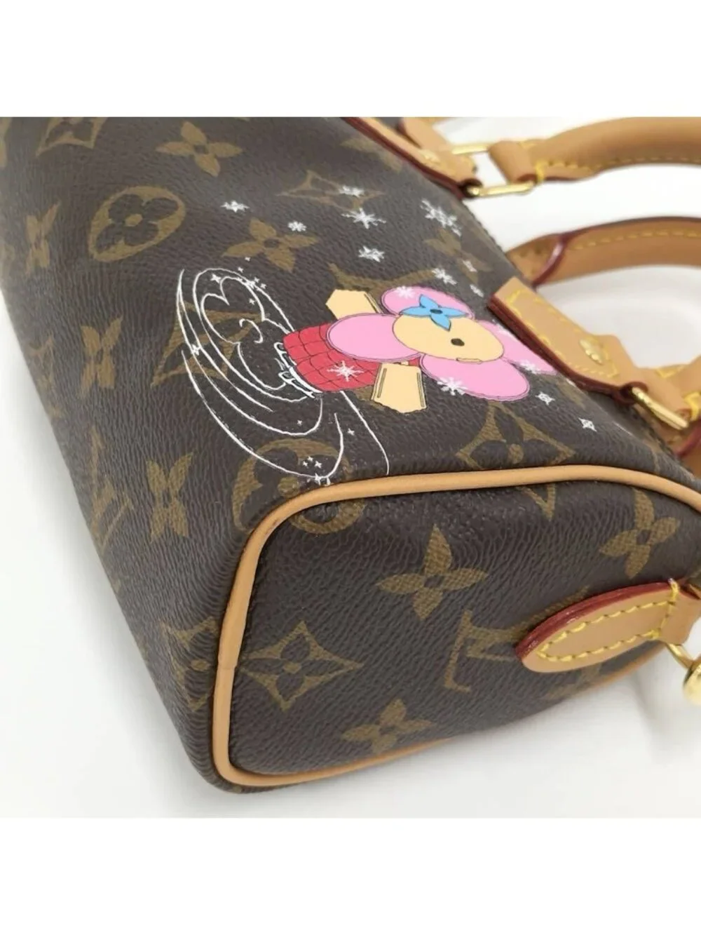Louis Vuitton Nano Speedy Monogram Vivienne Handbag